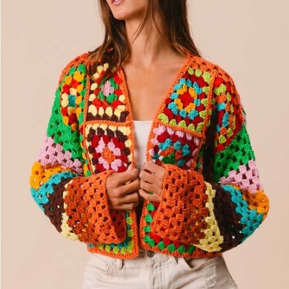 BiBi Washed Sweater V Neck Cardigan main image 1